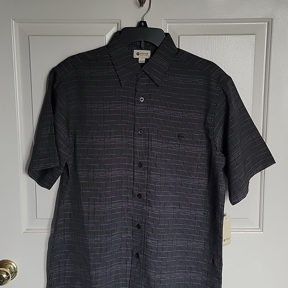 NWT Haggar Clothing, men's small, black.